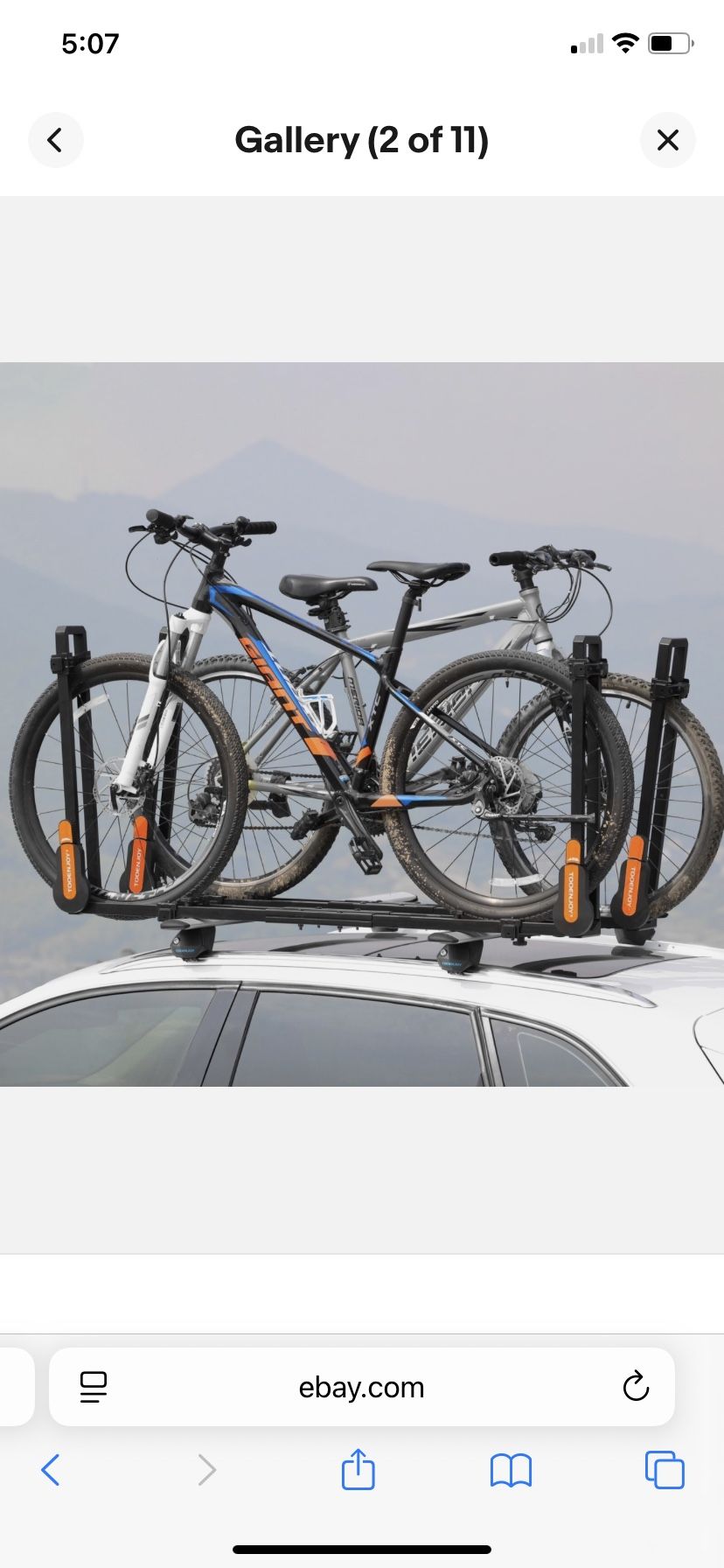 Brand New Roof Bike Rack X2. For $140