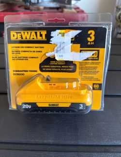 NEW DEWALT 20V MAX 3.0Ah Battery – Sealed