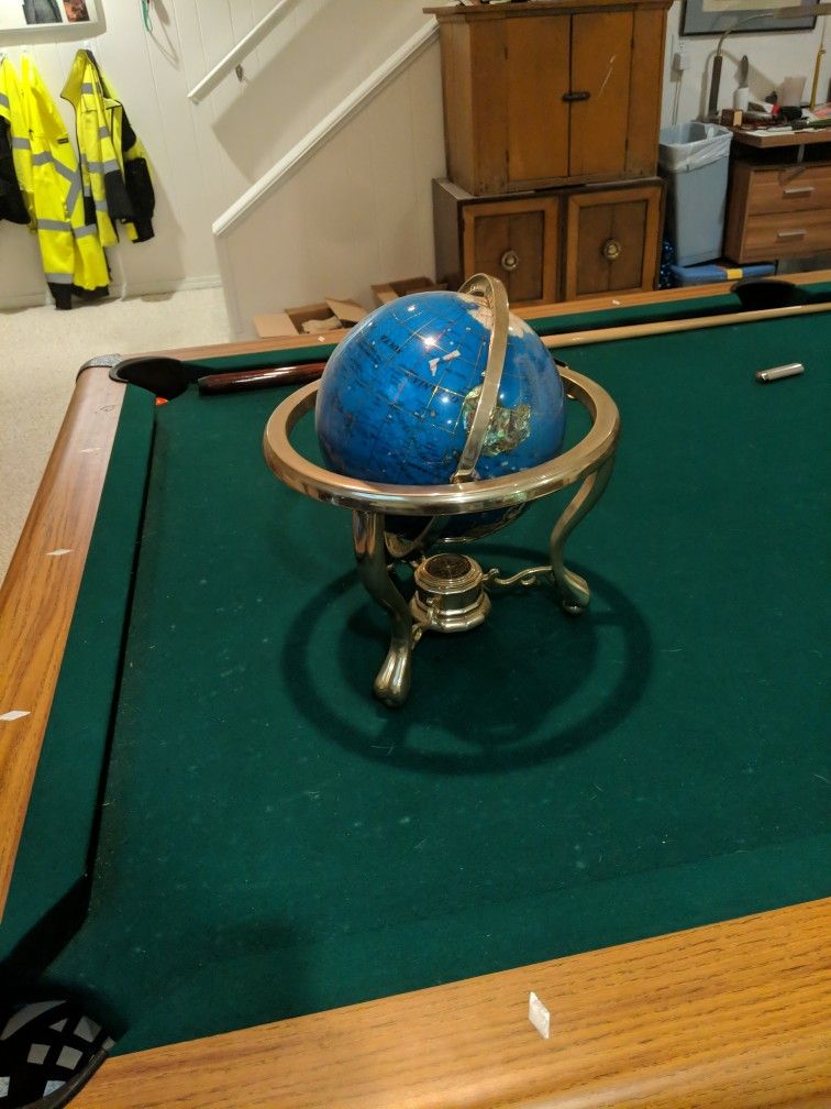 Precious Gemstone Globe