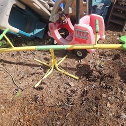 Price is firm.. children's large seesaw