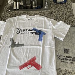 That’s A Awful Lot Of Cough Syrup "3 Pistols" Tee - White