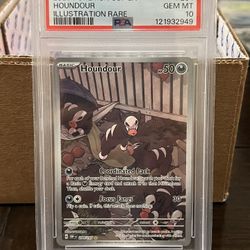 Pokemon Houndour 204 PSA 10