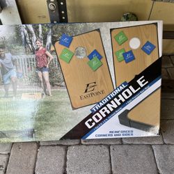 Game.  “Cornhole.”
