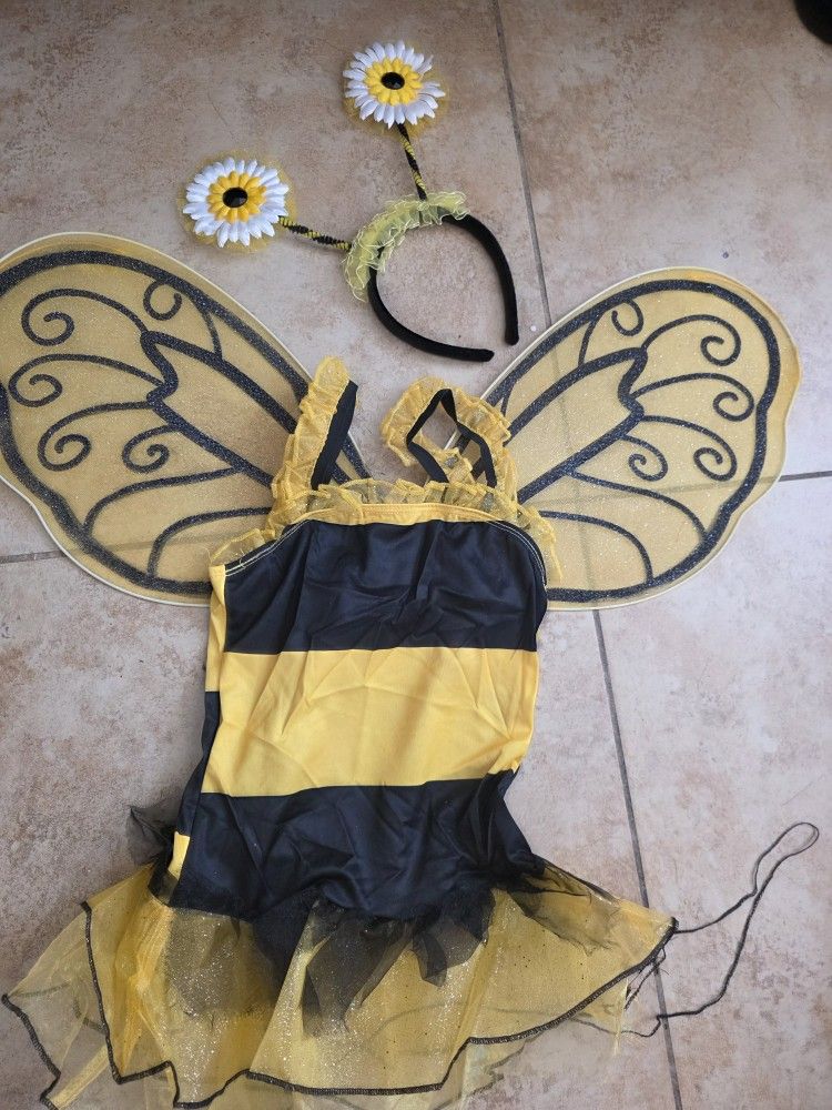 Toddler Bee Costume 3 Pieces Guc Size 2/3