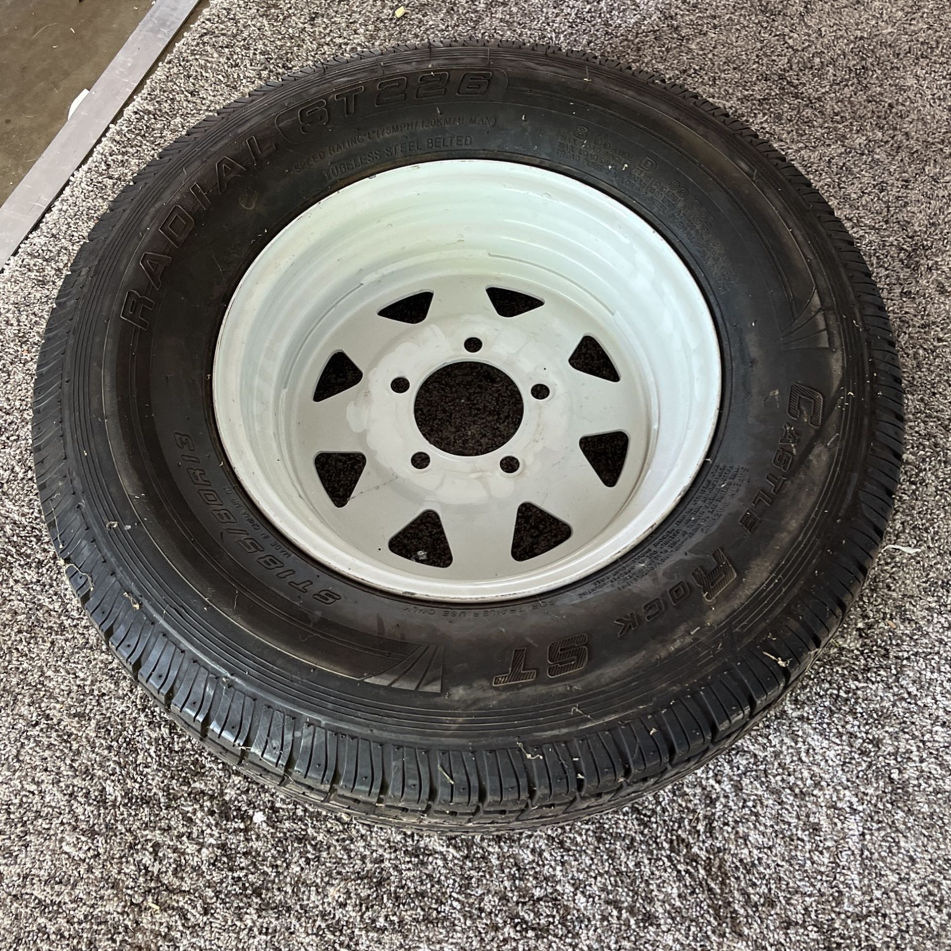 Trailer Spare Wheel And Tire - New