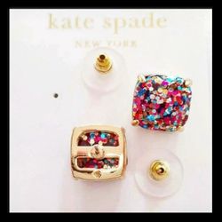 Kate Spade Glitter Stud Earrings 