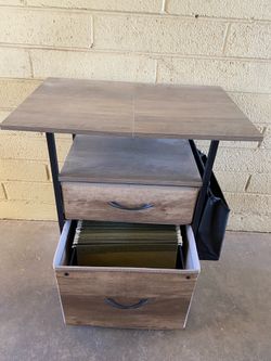 File cabinet table