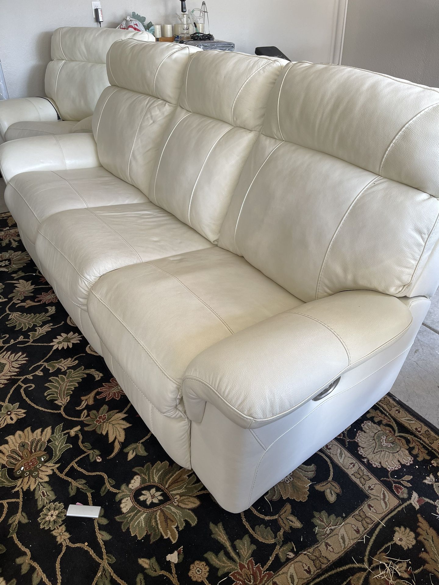 Leather Recliner Sofa And Chair