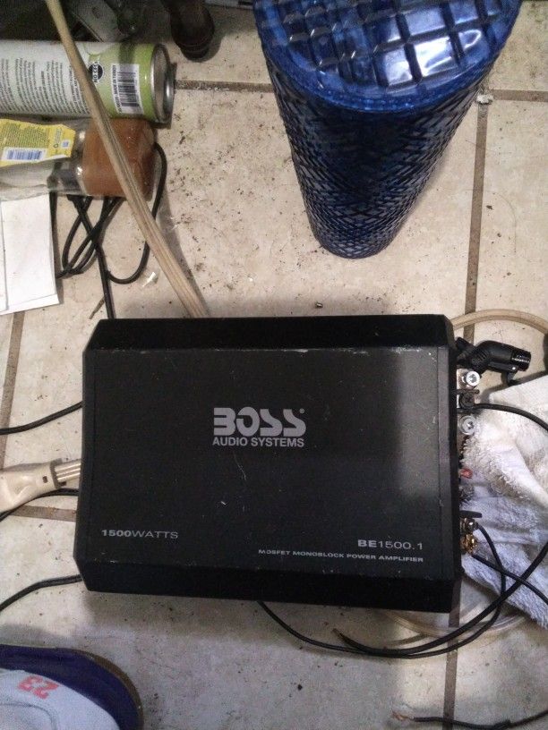 Boss Car Amplifier