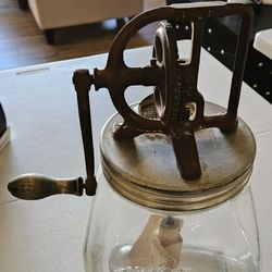 Vintage Butter Churn Jar