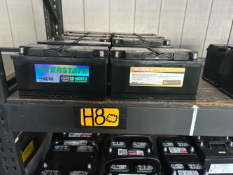 New and rebuilt and used car Batterys