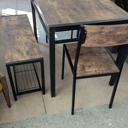 Table Chai And Bench 