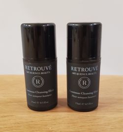 Lot of 2 NEW Retrouve Luminous Cleansing Elixir - Each 15 mL / 0.5 oz