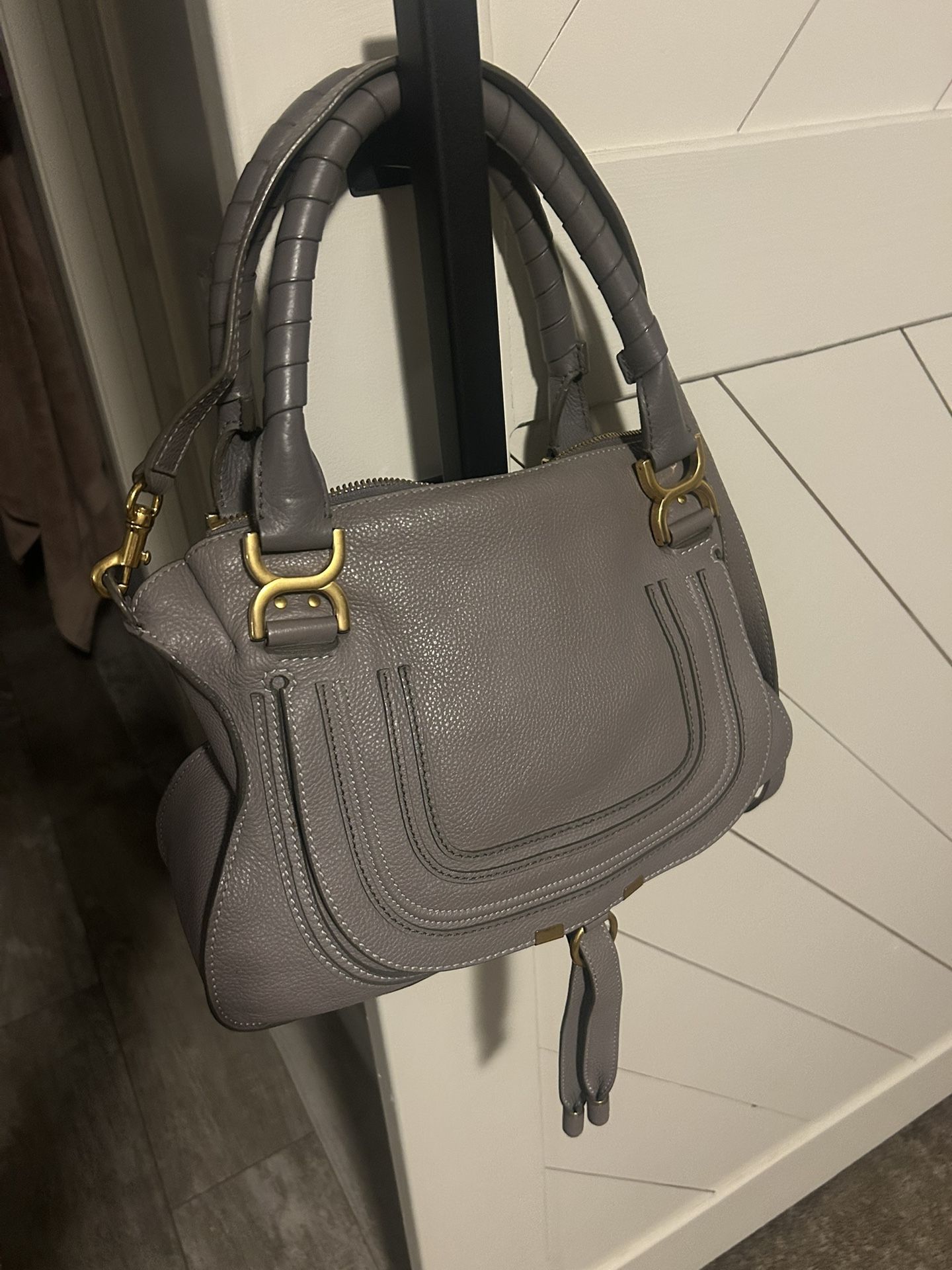 Chloe Medium Marcie Leather Satchel