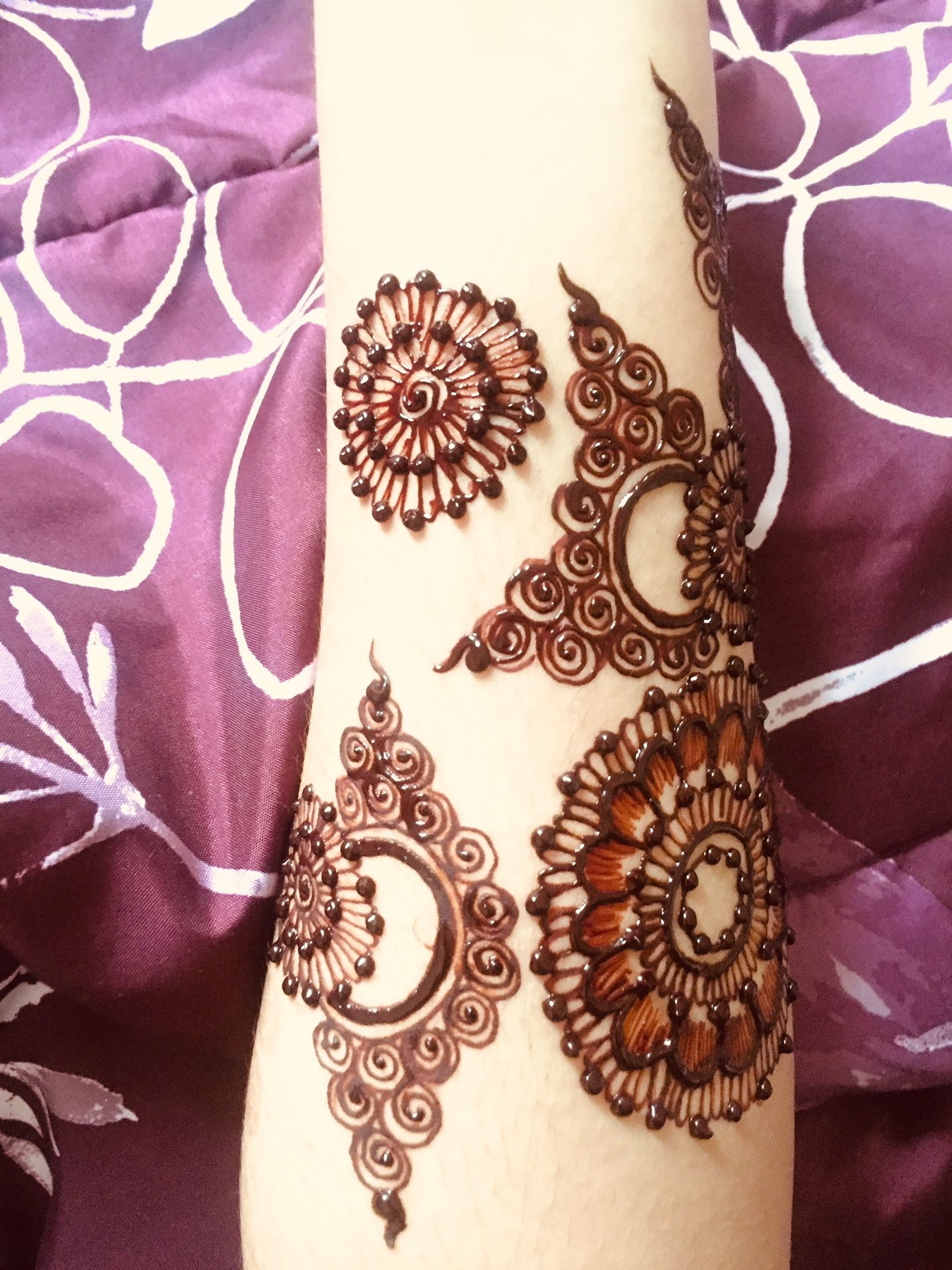 Henna tattooing