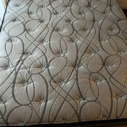 Clean Queen Mattress With Platform Bed Frame