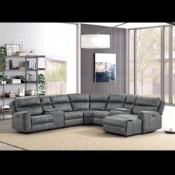 Power Reclining Sectional 