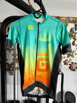 Alé Cycling Kit Men’s M (Made in Italy) Gradient Jersey + Alé LABS Bib Shorts