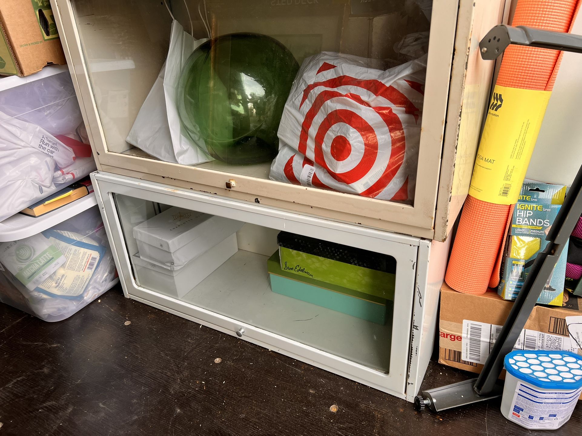 Mid Century Modern Steel Barrister Lawyers Bookcases