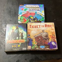 Ticket To Ride, Pandemic And Simon Sorry Mash Up
