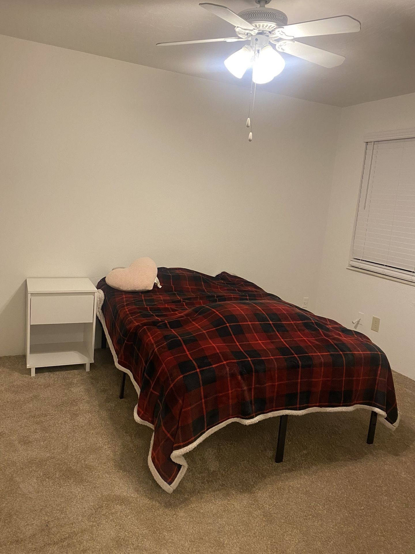Bed Mattress-full Size. Bed Frame. Comedino/nightstand