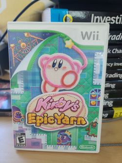 Nintendo wii game kirby epic yarn