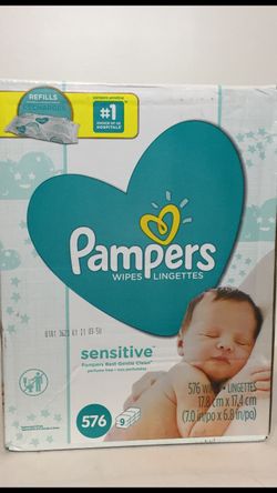 Pampers Wipes 576 count