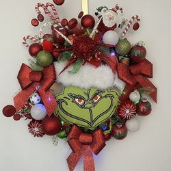Grinchmas wreath 