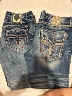 Men Rock Revival Jeans