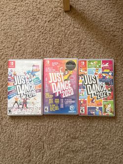 Lot Of 3 Just Dance 2019, 2020 & 2021 - Nintendo Switch Video Game Games