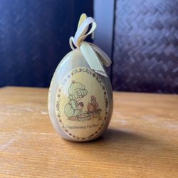 Precious Moments Egg Christmas Ornaments 