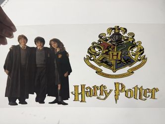 Harry Potter Ron Harry Hermione UV Sticker