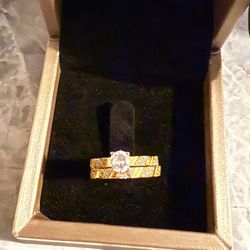 Dimond Wedding Ring. One Piece.   