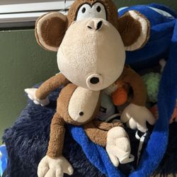 Bobby Jack Pajama Monkey Plush Doll Stuffed Animal Toy 17" Tan Brown Original