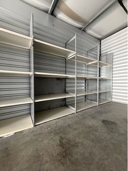 Metal shelfs 9 feet