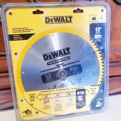 Brand New 12" Dewalt Saw Blade