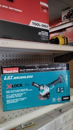 Makita 18V LXT Brushless X-Lock Angle Grinder XAG25Z (TOOL ONLY)