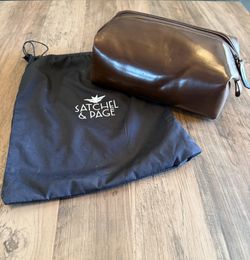 Satchel & Page Leather Dop Kit