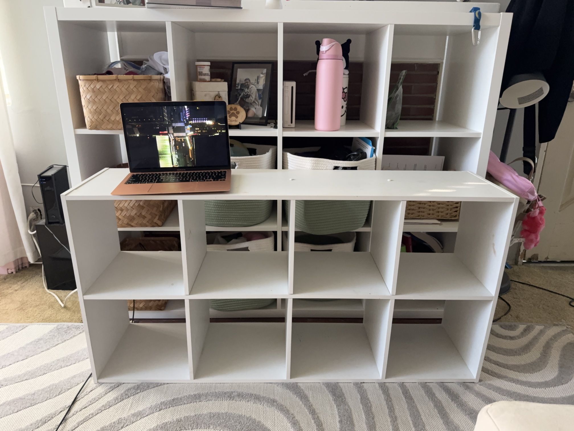8 square shelf unit