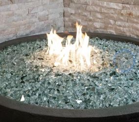 Clear Fire Glass 0.5" 20lb Bag