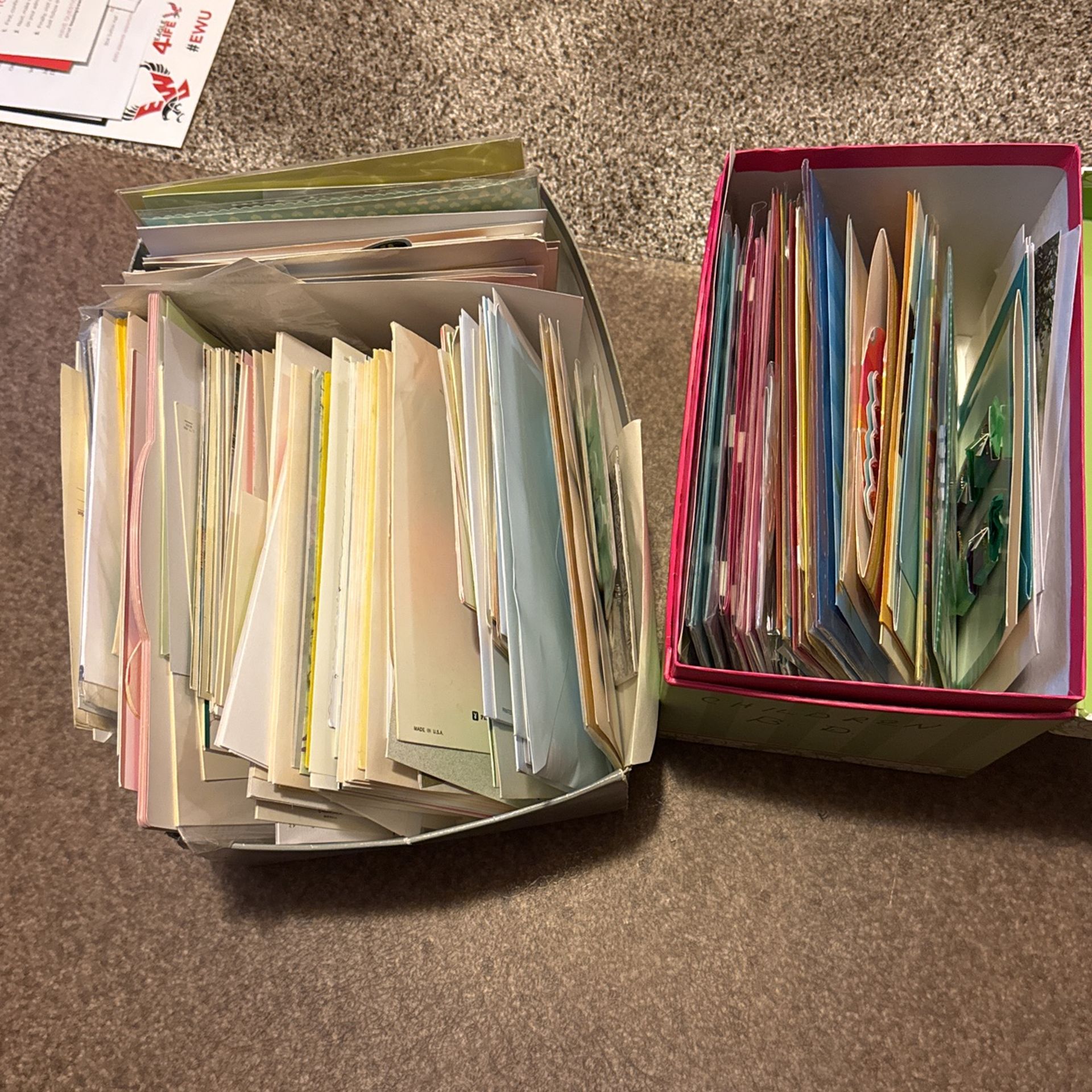 Various Cards New And Not Used 