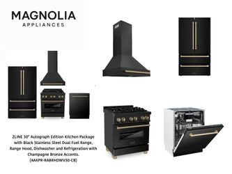 Zline - 30” Autograph Edition Kitchen Package 