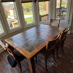 Real Wood Kitchen Table  Set