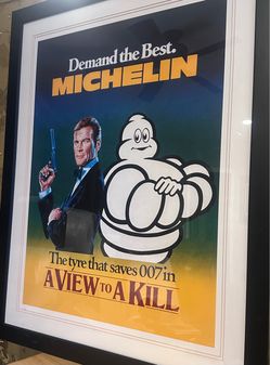 James Bond 007 framed poster