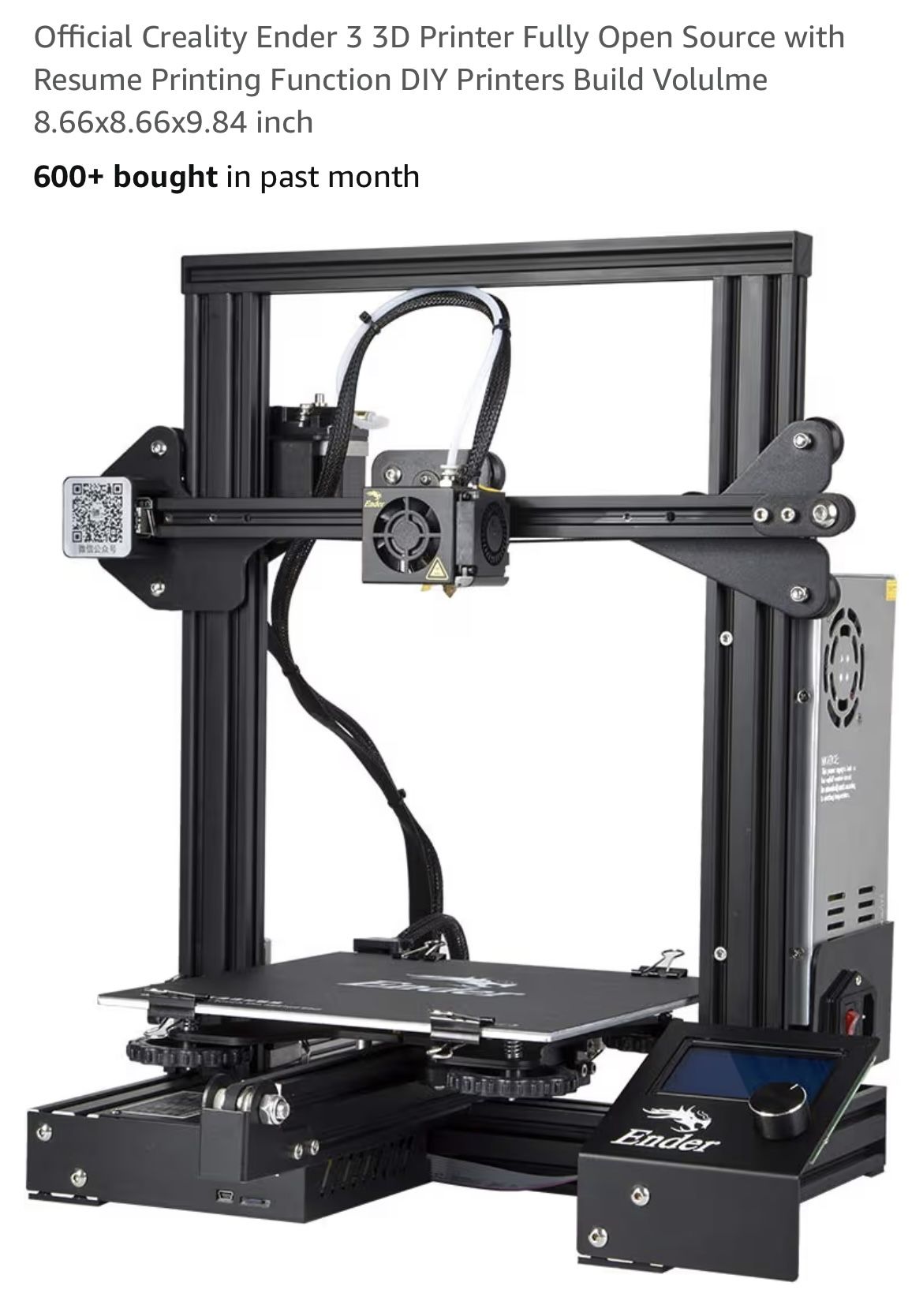 Official Creality Ender 3 3D Printer