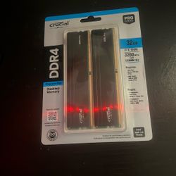 DDR4 Crucial Memory 32Gb 