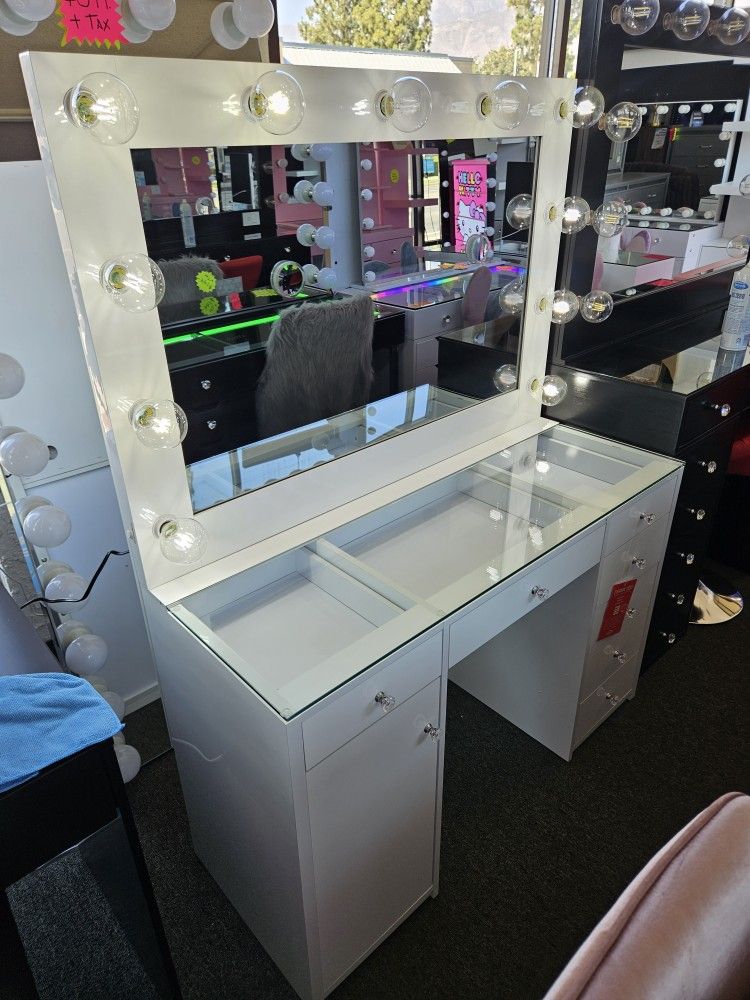 Vanity With XL MIRROR 4TH OF JULY SPECIAL $599