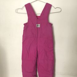 3T Snow Bib Girls The Children's Place Fleece Lined Full Leg Zip