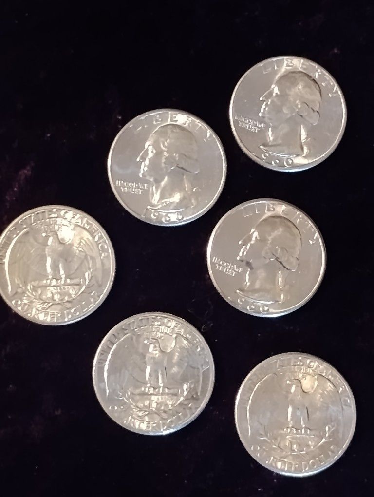 Uncirculated And M.S 1960 SilverQuarters