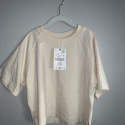 Girls Zara Beige Shirt NEW